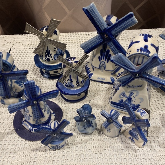 Delft Blue Collection! Windmills, Stein, Shoes, Sewing Machines, Steins, etc - Picture 4 of 13